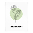 Personalisierbares Poster Monatsblume April