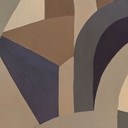 Papier Peint Photo Silent Axis - Architecture Géométrique - Sir Edward x Grigory Gladarev