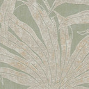 papier peint jungle vert brillant argenté - papier peint à motifs avec plantes 