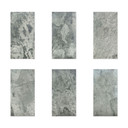 Echtstein - 3D Wandpaneel, Set aus 6 Natursteinplatten als luxuriöse Wandverkleidung - Glimmerschief