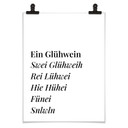 Poster Glühwein