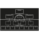 Wandtattoo Spielplan
