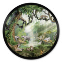Plakat Kikki Belle - Jungle Cats - okrągły