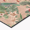 Stænkplade til køkken jungle med papegøjer pink - Bloomery Decor