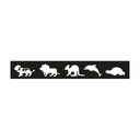 Sticker mural - Frise Safari