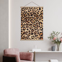 Obraz tkaniny w dzikie lamparty - Animal Print - Tunaboylu