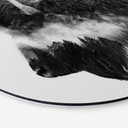 Tableau sur alu-Dibond Angyalosi - Bison - Rond