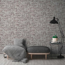 naturstenstapet grå hvid - fleece tapet stenoptik - industrielt tapet stenmur