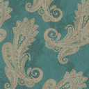Rasch non-woven tapet, tapetdesign Indian Style opalgrøn lys