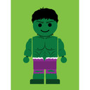 Fototapet - Gomes - The Hulk legetøj
