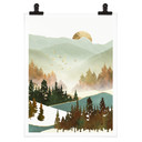 Plakat SpaceFrog Designs - Jesienny poranek