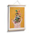 Plakat Treechild - Kolorowe kwiaty w rękach Fridy