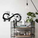 Sticker mural - Dragon Tribal