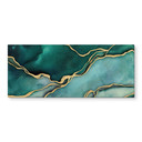 Køkken backsplash Marmor i guld-grønt - Haase