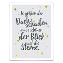 Poster Je größer der Dachschaden...