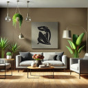 Pintura interior marrón mate I Trufa Sabrosa | crear un ambiente acogedor y tranquilo en la habitaci