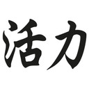 Sticker mural - Caractère chinois - Énergie vitale