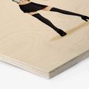 Hexagone - Bois placage bouleau Tohmé - - Britney