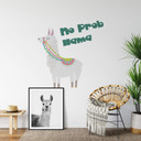 Muursticker No Prob Llama