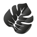 Dekoracja akrylowa - Liść Monstera 01