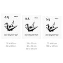 Poster Origami Géométrique Cygne - Krygowski