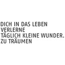 Wandtattoo Verliebe dich in das Leben - 2-farbig