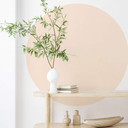 Sticker mural cercle couleur sable