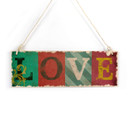 Houten Bordje - Vintage Love