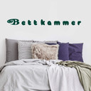 Wandtattoo Bettkammer