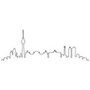 Sticker mural Berlin Skyline lignes