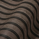 3D træpaneler non-woven tapet - Skandinavisk tapet med lameller af A.S. Creation Brown Black