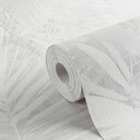 Palmetapet gråhvid - non-woven tapet A.S. Création