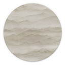Tableau Roerich Peaks - Paysage Montagneux Beige - Sir Edward x Grigory Gladarev - Alu-Dibond Rond