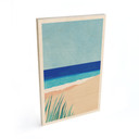 Tableau sur bois Mer Baltique et herbes des dunes - Rivers
