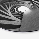 Tableau sur alu Dibond Bunjamin - Rotation - Rond