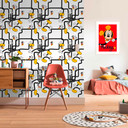 Non-woven tapet - Mickey Mouse fodlabyrint - 200 x 280 cm