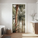 Film pour porte Forêt Tropicale de Palmiers - Pictufy Studio