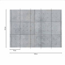 BareConcret stentapet i gråhvid - non-woven tapet Designwalls 2 - 2,55 x 3,5 m