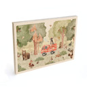 Houten Wanddecoratie Dieren Brandweer in het Bos - Oliver Robins