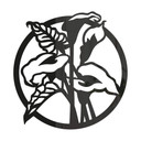 Kwiatowa akrylowa dekoracja kwiat kalii