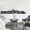 Sticker mural - Philadelphie Skyline