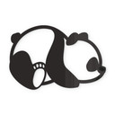 Akrylowa dekoracja panda