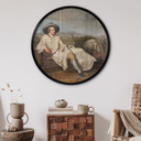 Plakat Tischbein - Goethe w rzymskiej Kampanii - Okrągły