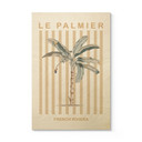 Plakat drewniany palma na Riwierze Francuskiej - Grace Digital Art