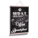 Poster - A meal wwithout Wine