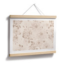 Kwiaty Plakat Dalie Shabby Chic Beżowy - Bloomery Decor