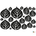 Sticker mural - Arbre Bicolore