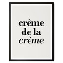 Mówiąc Plakat Crème de la crème