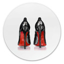 Wandcirkel High Heels