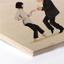 Hexagone - Placage bois de bouleau Tohmé - Pulp Fiction